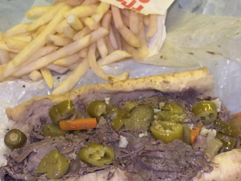Johnnie's Beef food
